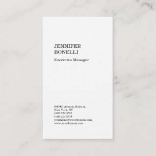 Premium linnen effen minimalistisch modern trendy visitekaartje