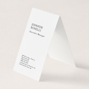Premium linnen effen minimalistisch modern trendy  visitekaartjes