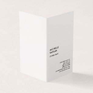 Premium Linnen Modern Professioneel Exclusief Visitekaartjes