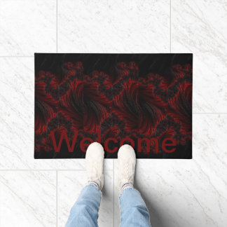 Premium Maroon Welkom Deurmat