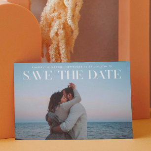 Premium modern TRENDY-tekstfotoONTWERPER Save the Save The Date
