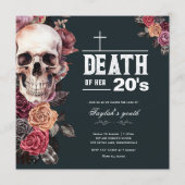 Premium "Mort de ses 20 ans" invitation d'annivers (Devant)