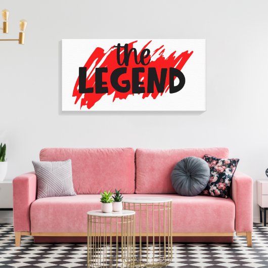 Premium - omgepakt canvas (glanzend) (Insitu (Woonkamer))