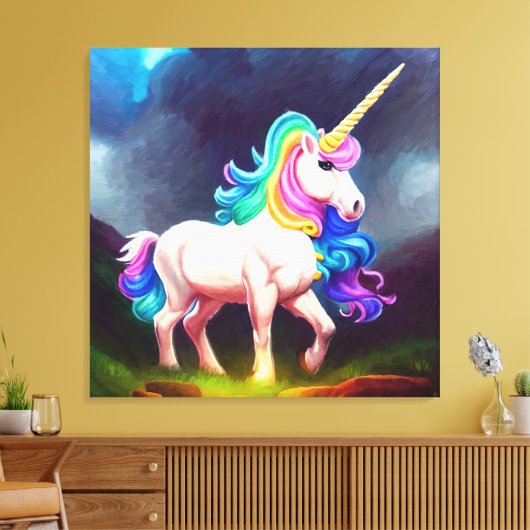 Premium - omgepakt canvas (glanzend) (Insitu (Woonkamer))