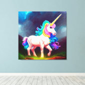 Premium - omgepakt canvas (glanzend) (Insitu (Houten vloer))