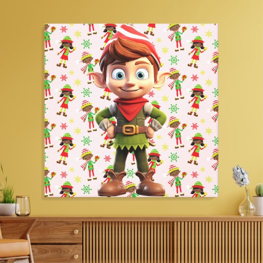 Premium - omgepakt canvas (glanzend) (Insitu (Woonkamer))