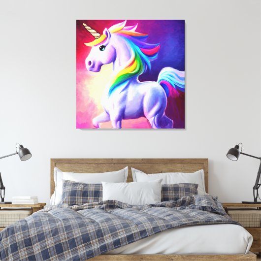 Premium - omgepakt canvas (glanzend) (Insitu (Slaapkamer))