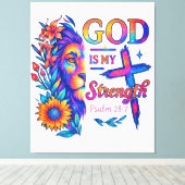 Premium - omgepakt canvas (glanzend) (Insitu (Houten vloer))