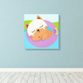 Premium - omgepakt canvas (glanzend) (Insitu (Houten vloer))