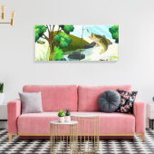 Premium - omgepakt canvas (glanzend) (Insitu (Woonkamer))