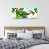 Premium - omgepakt canvas (glanzend) (Insitu (Slaapkamer))