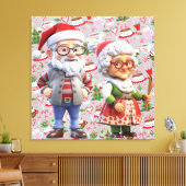 Premium - omgepakt canvas (glanzend) (Insitu (Woonkamer))