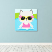 Premium - omgepakt canvas (glanzend) (Insitu (Houten vloer))