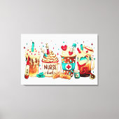 Premium - omgepakt canvas (glanzend) (Voorkant)