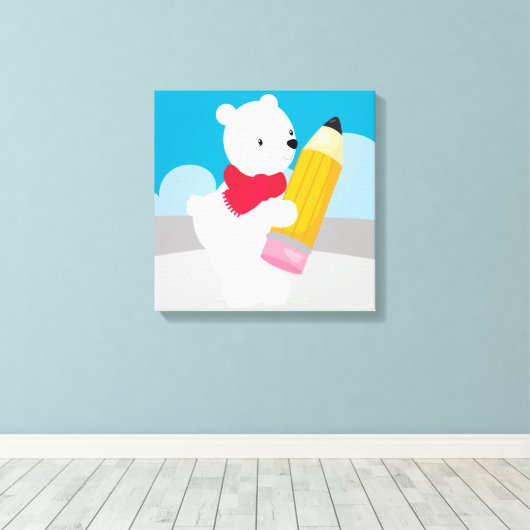 Premium - omgepakt canvas (glanzend) (Insitu (Houten vloer))