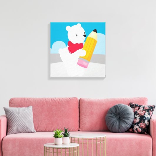 Premium - omgepakt canvas (glanzend) (Insitu (Woonkamer))