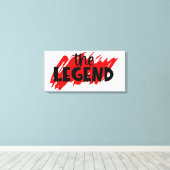 Premium - omgepakt canvas (glanzend) afdruk (Insitu (Houten vloer))