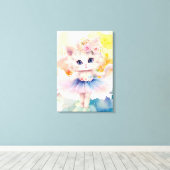 Premium - omgepakt canvas (glanzend) afdruk (Insitu (Houten vloer))