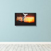 Premium - omgepakt canvas (glanzend) afdruk (Insitu (Houten vloer))