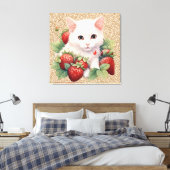 Premium - omgepakt canvas (glanzend) afdruk (Insitu (Slaapkamer))