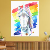 Premium - omgepakt canvas (glanzend) afdruk (Insitu (Woonkamer))