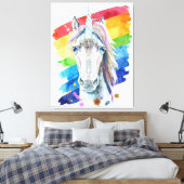 Premium - omgepakt canvas (glanzend) afdruk (Insitu (Slaapkamer))