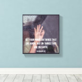 Premium - omgepakt canvas (glanzend) afdruk (Insitu (Houten vloer))