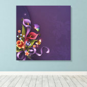 Premium - omgepakt canvas (glanzend) afdruk (Insitu (Houten vloer))