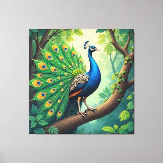 Premium omwikkelde canvas afdruk (Voorkant)