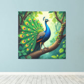 Premium omwikkelde canvas afdruk (Insitu (Houten vloer))