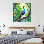 Premium omwikkelde canvas afdruk (Insitu (Slaapkamer))