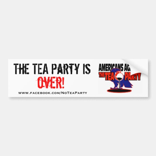 Premium over de partij bumpersticker (Voorkant)