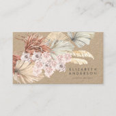 Premium - Pampas - Original Kraft Modern Designer Visitekaartje (Voorkant)