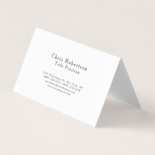 Premium Parel Zwart Wit Charmant Minimalistisch Visitekaartjes