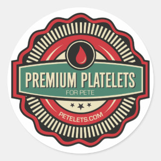 Premium Platelets Stickers — Set van 6