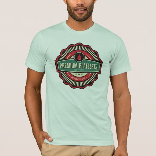 Premium Platelets T-Shirt (Voorkant)