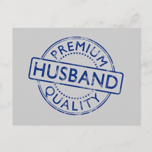 Premium Quality Husband Briefkaart (Voorkant)