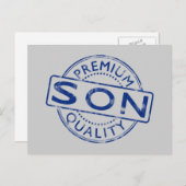 Premium Quality Son Briefkaart (Voorkant / Achterkant)
