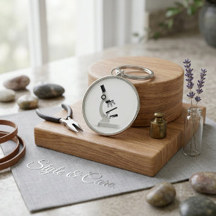 Premium ronde sleutelhanger met jouw fotoontwerp