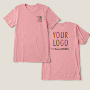 Premium Roze Mauve T-shirt Custom Logo Unisex
