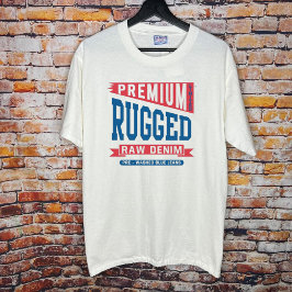 Premium Rugged Raw Denim  T-shirt