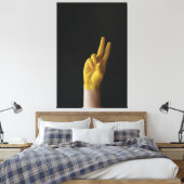 Premium-schilderdoek met vingerafdruk (gloss) canvas afdruk (Insitu (Slaapkamer))