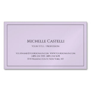 Premium Silk Professional, uniek, klassiek eenvoud Magnetisch Visitekaartje
