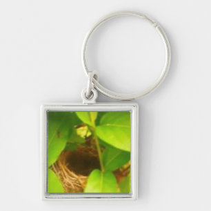 Premium Square Bird Nest Sleutelhanger