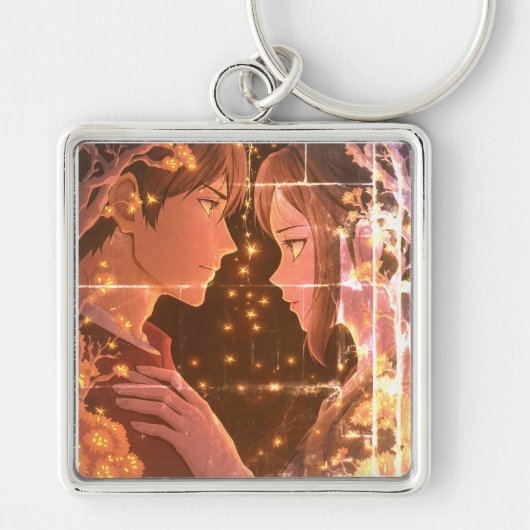 Premium Square Keychain – Sleek, Stylish & Durable (Voorkant)