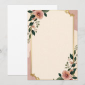 PREMIUM Uitnodigingskaart Ontwerp Kaart (Voorkant / Achterkant)