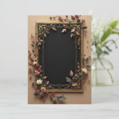 PREMIUM Uitnodigingskaart ontwerp Kaart (Staand voorkant)