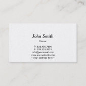 Premium - Visitekaartje voor de constructie van ro (Achterkant)