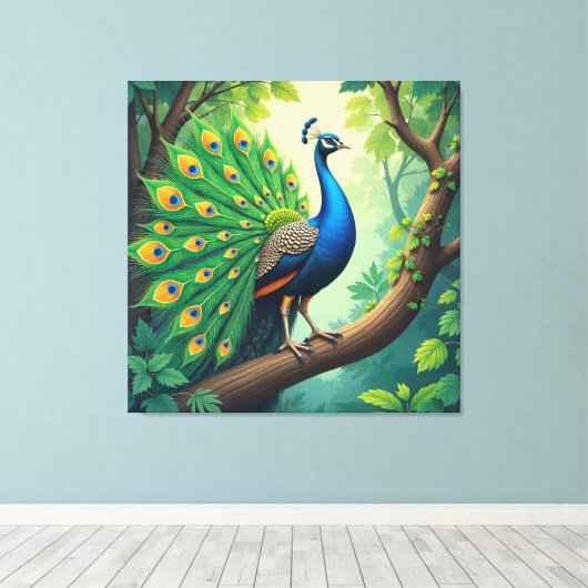 Premium Wrapped Canvas (Insitu (Houten vloer))