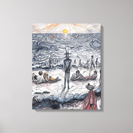 Premium - Wrapped Canvas Afdruk (Voorkant)